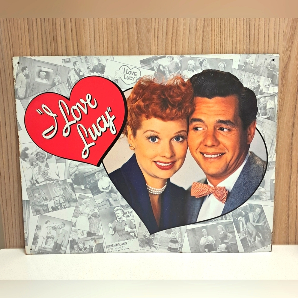 'I Love Lucy' Tin Sign